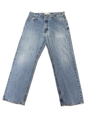 Levi's Y2K Vintage 569 Loose Straight Fit Light Wash Denim Jeans Size W36 L34